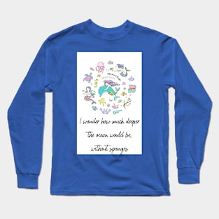 I Wonder Long Sleeve T-Shirt